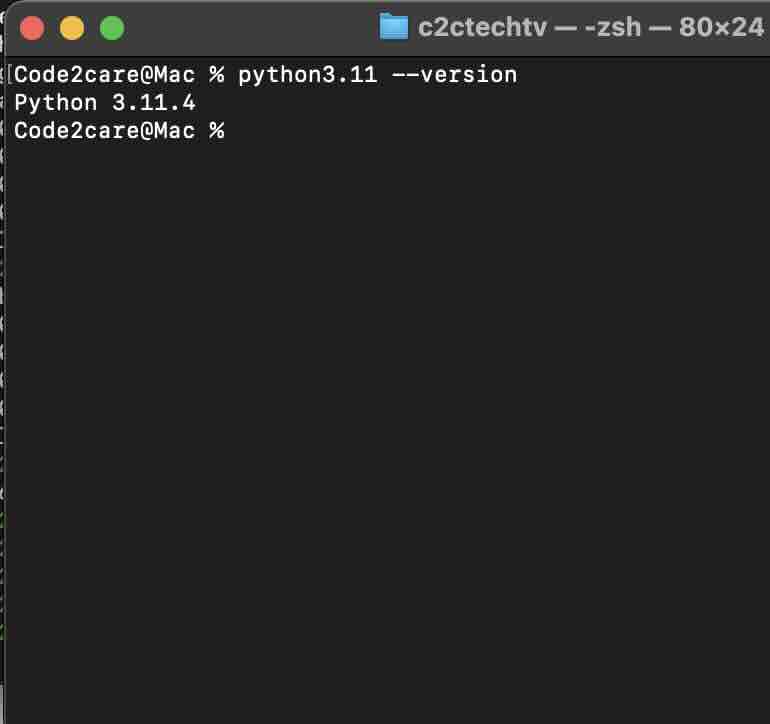 Switch Python Versions using Mac Terminal Easily using Alias